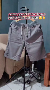 Celana Chinos Pendek Pria Katun Nyaman Murah // Turun Harga Celana Pendek Rip Jumbo Pria Dewasa