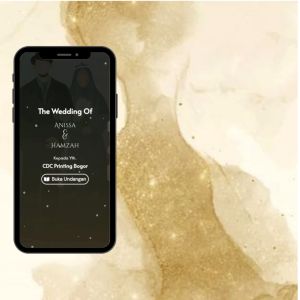 UNDANGAN PERNIKAHAN DIGITAL WEBSITE CANTIK ELEGAN DAN UNIK