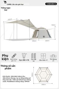 CAMEL | Lều Dã Ngoại Gấp Đỡ Di Động