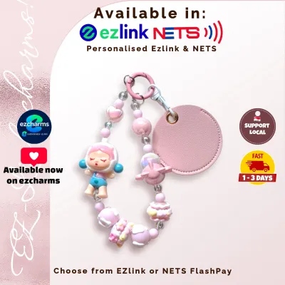 [🇸🇬 SG SELLER]EZLINK CHARM/Personalised NETS Charm/EZ LINK Card customise/Bus MRT Card/Perfect Gift/KeyChain/phone charm