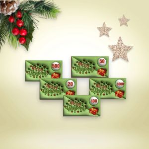 3D EFFECT CHRISTMAS SCRATCH CARD ATM SIZE #TRENDING GIFT IDEAS 10PCS