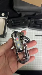 IWP | Aluminum Metal Small Keychain Flashlight Pro 1200 Lumens Portable LED Flashlight Outdoor 3-in-1 Multi-functional EDC Flashlights