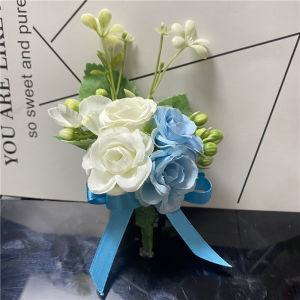 ช่อดอกไม้งานแต่งงานสไตล์ยุโรป ปกเสื้อ ดอกไม้สําหรับเจ้าสาวเจ้าบ่าวเพื่อนเจ้าสาวผู้ชายที่ดีที่สุดน้องสาวเกสต์ประดิษฐ์
