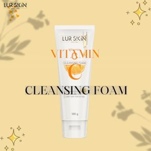 🔥ส่งฟรี ส่งไว🔥 LUR SKIN Vitamin C Orange Cleansing Foam โฟมล้างหน้าวิตามินซี ปรับผิวกระจ่างใส สะอาดล้ำลึก ลดความหมองคล้ำ 100 กรัม