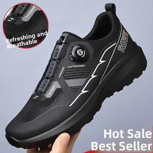 NUDANLAI | Giày Đi Bộ Ngoài Trời Cho Nam Thoáng Khí Khóa Dễ Twist