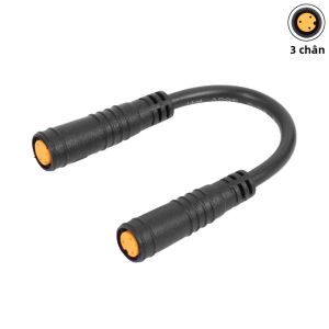Cáp Điều Khiển Xe Đạp Điện Chống Nước Dây Nối Dài 3 Chân Cái Sang Đực Phụ Kiện Cho Xe Đạp Điện
