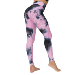 LUOKE Women Plus Size Yoga Pants Ink Tie Dye Fashion Cycling Pants Sport Womens Clothing Ladies Sport Pants Legging Women Plus Size Sport