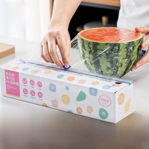 Sweet Joy Home Kitchen Grade Food Preservation Film Tape Sliding Knife Type Large Roll PE Material High And Low Temperature Resistant