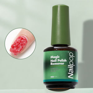 Nailpop Magic Mirror Top Coat Enhances Mirror Effect This Link Includes Magic Remover Top/Base Coat And Cuticle Oil 1Pcs