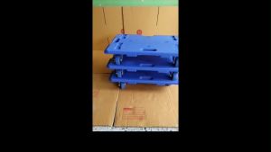 รถเข็นอเนกประสงค์ 4 ล้อ แข็งแรง ทนทาน รองรับน้ำหนัก 150/120 กก. พร้อมเชื่อมต่อได้ 4 ทิศทาง สำหรับขนส่งและขนสินค้า