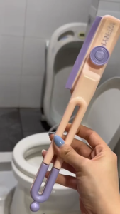 HAYYLIFE Sikat Toilet 3in1 Putar 360° + Pinset /Cleaning Brush / Pembersih Lantai Kamar Mandi Westafel Dapur Serbaguna HL-AGA992