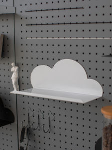 Modern Minimalist Metal Magnetic Storage Rack Kitchen Fridge Organizer No-Punching Required Desktop Office Hole Board Accessory