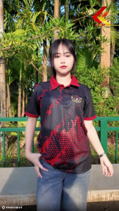 เสื้อพิมพ์ลาย โปโล คอปก แขนสั้น แบรนด์ Kawin หน่วยงานดับเพลิง Fire figther ใส่ทำงาน เนื้อผ้าไมโครไฟเบอร์ เสื้อผ้าผู้ชาย เสื้อผ้าผู้หญิง No.1