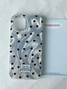 Retro Cirular Dots Women Girls Phone Case For Samsung Galaxy A56 A55 A16 A07 A17 A26 A54 A15 A13 A36 A25 A35 A14 A34 A12 Cover