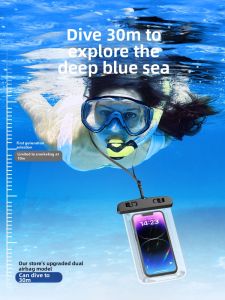 Waterproof Touchscreen Phone Bag Swimming Delivery Special Transparent Sealed Storage Protection Case for Mobile Phones