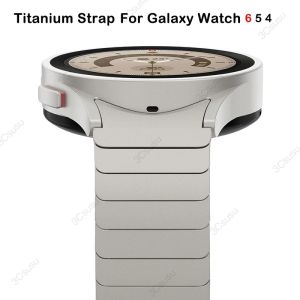 No Gaps Luxury Titanium Color Band for Samsung Galaxy Watch 6 5 4 Classic 40 44 45 46mm 42 mm 316 Stainless Steel Bracelet Strap With Tool