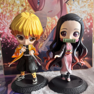 Bandai | Hot Anime Figure Kamado Tanjirou Nezuko Demon Slayer Action Figure PVC Model Toys Zenitsu Figurine Inosuke Kimetsu No Yaiba Gift