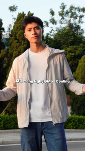 [MỚI]Áo khoác chống nắng Lightweight Sun Protection UPF50 Áo khoác gió bốn mùa siêu nhẹ có mũ chống tia UV Coolmate