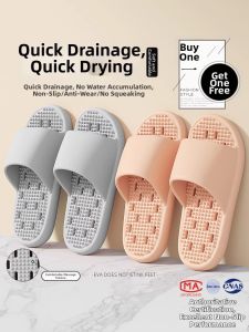 Molly | Anti-slip Massage Bathroom Slippers