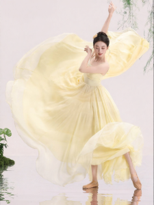 FULLBELIEF | Flowing Practice Dress Long Dance Costume