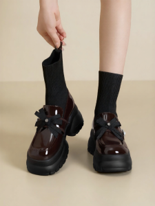 Josiny | Thick-soled Warm Fleece Stretchy Fashionable Ankle Boots