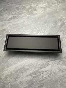 Rectangle Stainless Steel 304 Floor Drain Bathroom Black & Chrome/Luxury/Stylish & Modern Floor Trap