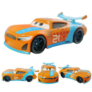 Disney Pixar Cars 2 Toy Lightning Mcqueen Original Mini Racing Car 1 3 Dinoco Racers Collection Diecast Metal Model Kids Gift