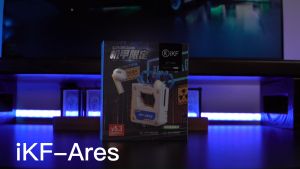 iKF Ares BluetoothV5.3 Metal in-Ear Headphones Wireless Gaming Earbuds Ultra-Low Latency Cool Mecha Bluetooth Earphones TWS Stereo Ear Buds for Android/iOS