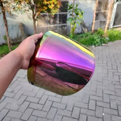 kaca helm bogo - visor retro venom injak original coating
