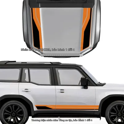 TONGCHEZU | Decal Dán Xe Toyota Prado 250