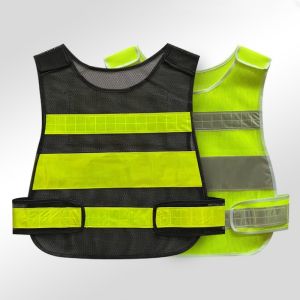 High Visibility Reflective Strip Night Safety Vest Night Traffic Road Cycling Hiking Breathable Mesh Vest Top Workwear Waistcoat