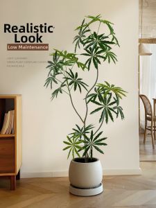 LIANYOU | High-end Luxury Artificial Peacock Wood Indoor Plant
