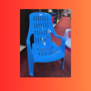 Heavy-Duty Folding Armchair – Space-Saving Plastic Recliner for Home & Outdoor Use | Kerusi Lipat Kuat & Selesa