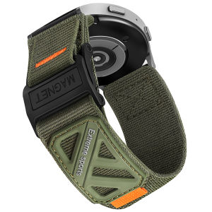 GEEKTHINK | Dây Đeo Nylon Khóa Từ Tính Tương Thích Với Samsung Galaxy Watch 7 6 5 4 & Huawei Watch GT5 4 Pro - Kích Thước Điều Chỉnh Được 20mm/22mm