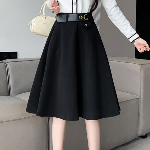 High-end Autumn Fashion A-Line Skirt for Petite Women