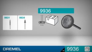 [ GH HARDWARE ] DREMEL Structured Tooth Tungsten Carbide Cutter Wheel Shaped 19 mm ( 9936 )