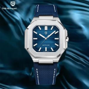 Đồng Hồ Nam Pagani Design 2025 37mm Cao Cấp Máy Quartz Dây Thép Không Gỉ VH31 Kính Sapphire Chống Phản Chiếu Hiển Thị Dạ Quang Thời Trang Phong Cách Thường Ngày Quà Tặng