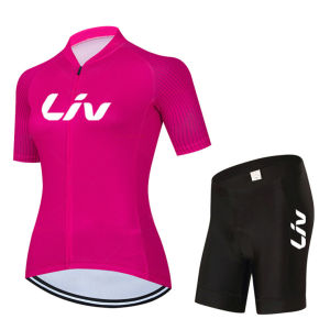 2025 Pro Team Women LIV Cycling Set Summer Women MTB Bike Cycling Clothing Bicycle Clothes Ropa Ciclismo Cycling Jersey Set