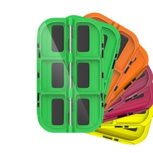 ปลากล่องแม่เหล็ก การเก็บเบ็ด 4/6/8/12 ช่องอุปกรณ์