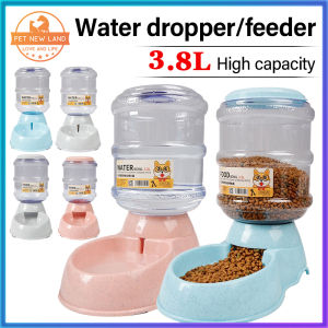Pet New Land Pet automatic water feeder  3.8L Dog cat large capacity feeder pet supplies