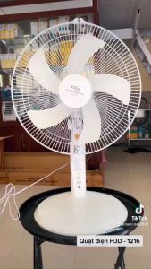 [Có sẵn] [Chính hãng] Quạt Kẹp Bình 12v Honjianda Có Nguồn Điện AC 220v Hjd -1216/B403 Có 2 Màu Trắng Và Đen