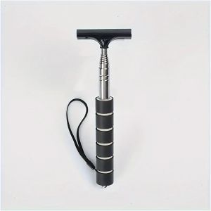 Car Rearview Mirror Wiper Stainless Steel Telescopic Retractable Layered Brush Head Window Wash Cleaning Brush Handheld Wiper