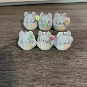 Bandai | Móc Khóa Thú Nhồi Bông Hình Chuột Chinchilla Dễ Thương Nhỏ Xinh Hoạt Hình Dùng Làm Móc Treo Điện Thoại Phụ Kiện Trang Trí Cặp Sách Cho Tuổi Teen