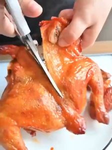 Kéo làm bếp kéo cán thép đa năng kéo cắt gà kéo Nhật SK5 siêu bền chống gỉ tiện dụng - Happy Life 4U