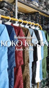 Setelan Koko Kurta Anak Sultan Embos Terbaru Laki Laki usia 0 - 15 tahun
