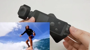 กล้องแอ็คชั่นแคม 1080P HD พร้อมฟังก์ชันพกพา แบตเตอรี่ลิเธียมโพลิเมอร์ 1000mAh สำหรับกิจกรรมกลางแจ้ง