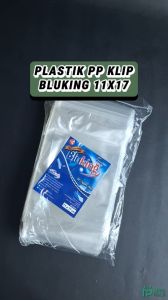 Plastik PP Klip 11x17 Tebal 50 Micron Kemasan Snack BluKing Zip Lock Zipper 11 x 17 Bungkus Keripik Kacang Cemilan Basreng
