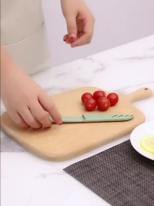 SEA JJT มีดหั่นแตงอเนกประสงค์แบบพกพาสามารถพับเก็บได้และเครื่องปอกผลไม้ผลไม้สแตนเลสใช้ในครัวเรือนมีดหั่นแตง JJT ทะเล