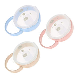 Baby Pacifier Box Baby Dummy Cases with Anti-Loss Strap Wire Chains Clip Travel Soother Container Boxes Portable Pacifier Holder Storage Case for Kids