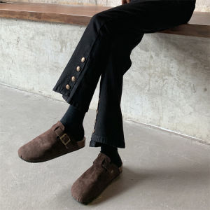 Winter New Fashion High Waist Slimming Flared Ankle Jeans